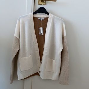 Madewell color block cardigan